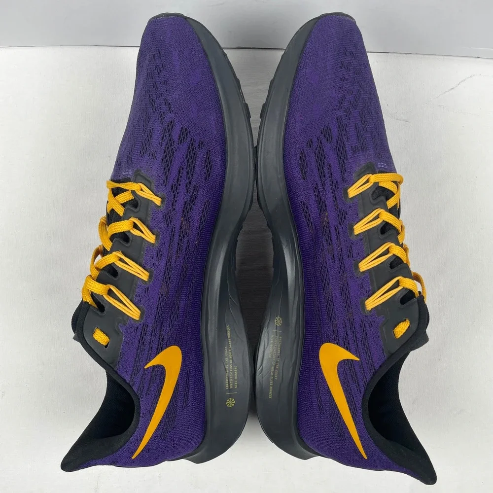Nike Zoom Pegasus 36 Running Shoes Purple LSU Tigers NCAA  - Mens 11.5